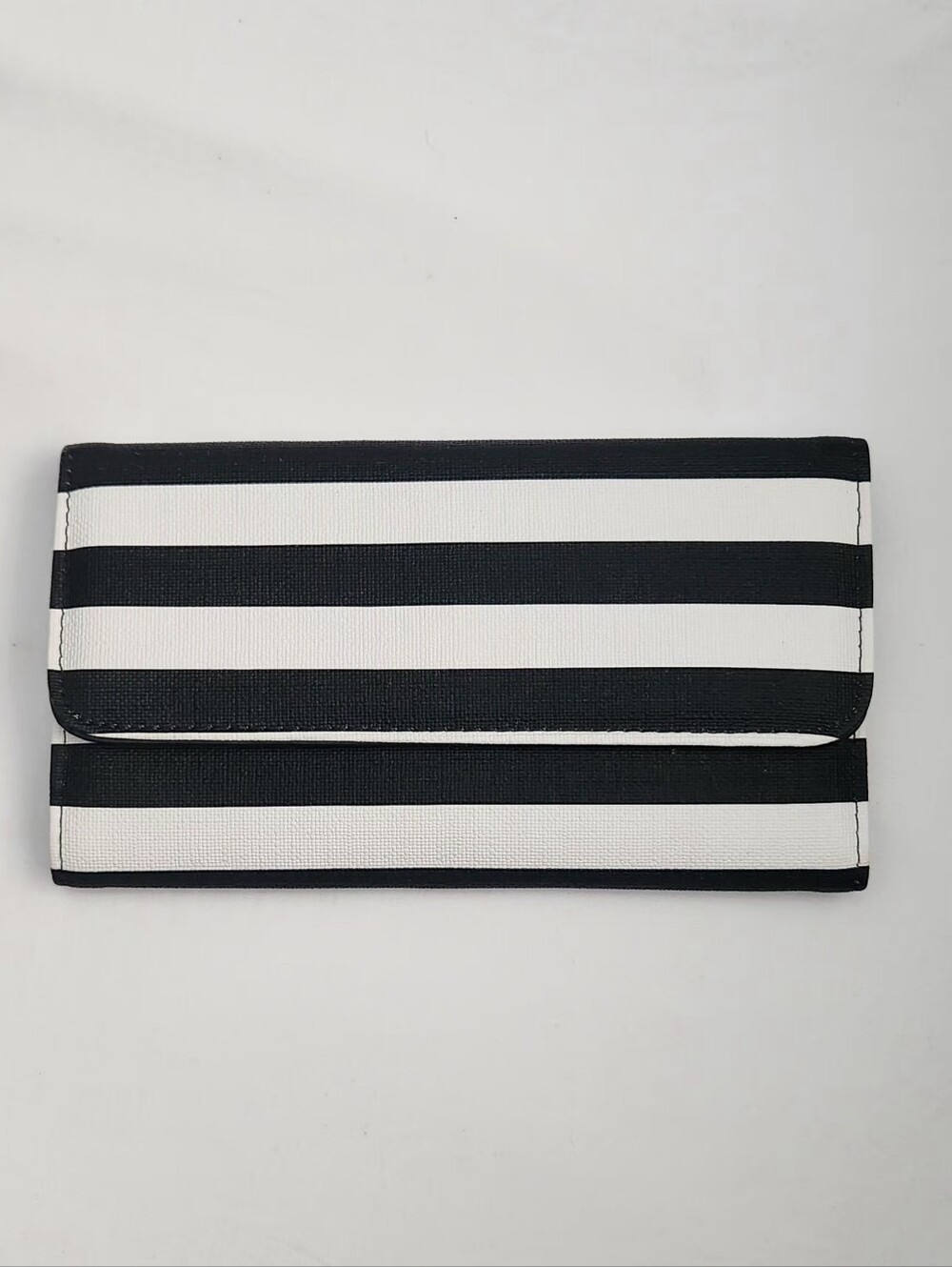 Striped Black and White Women's Wallet